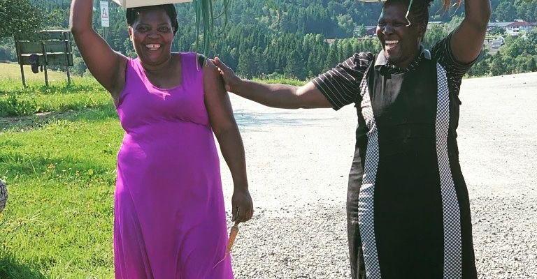 NOrsk og afrikansk grønnsakskasser